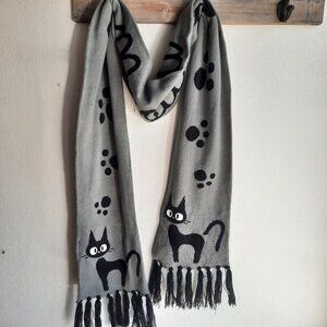 Studio Ghibli Kiki's Delivery Service Jiji Scarf Bioworld 80" Hot Topic Cat Meow